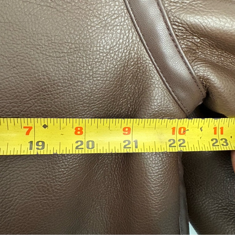 Rebecca Minkoff Brown Bomber Jacket with Cream Accents - Picture 8 of 15